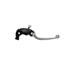 Adjustable folding lever ACCOSSATO aluminium, master cylinder strieborná