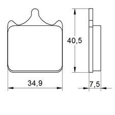 Brzdové obloženie ACCOSSATO AGPA112 ST