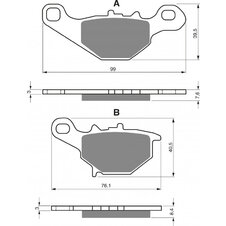 Brzdové obloženie GOLDFREN 109 AD
