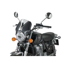 Plexi na motorku PUIG RETROVISION 7594W karbónový vzhľad priehľadné
