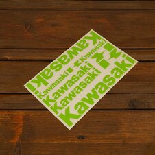 Set nálepiek - Kawasaki 1