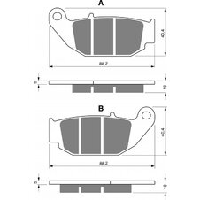 Brzdové obloženie GOLDFREN 311 AD  STREET