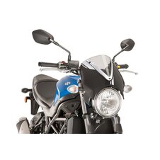 Plexi na motorku PUIG RETROVISION 8926W matná čierna priehľadné