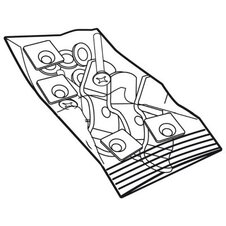 Montážna sada platne SHAD D1B40BOR pre SH58X/SH59X/SH50/SH48/SH45/SH39/SH42/SH46/SH44