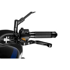 Páčka spojky bez adaptéra PUIG 3.0 24NNO výsuvné skladacie čierno/zlatá