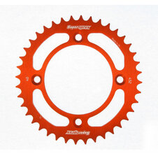 Hliníková reťazová rozeta SUPERSPROX RAL-452:41-ORG oranžová 41T, 415
