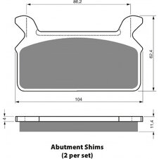 Brzdové obloženie GOLDFREN 063 AD