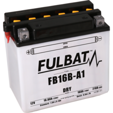 Konvenčný akumulátor ( s kyselinou) FULBAT FB16B-A1 (YB16B-A1) Vrátane balenia kyseliny
