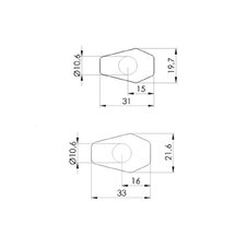 Záslepky pod minismerovky PUIG 9655N čierna