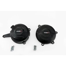 Ochranné kryty motora PUIG 20138N čierna zahrnuje pravý a ľavý kryt