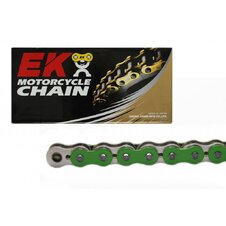 QX-krúžková reťaz -Made in JAPAN EK 530 SRX 122 L zelená