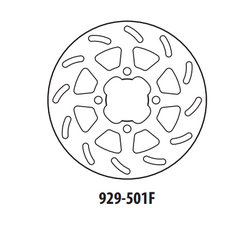 Brzdový kotúč GOLDFREN 929-501F predné 220 mm