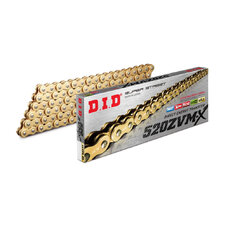 ZVM-X-x krúžok -pevnejšie D.I.D Chain 520ZVM-X 112 L zlatá/zlatá