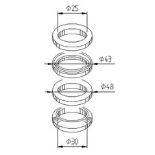 Súprava ložiskových hláv JMP