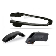 Sada vodítko reťaze / lízatko reťaze / lízatko reťaze (polmesiac) POLISPORT 90588 čierna