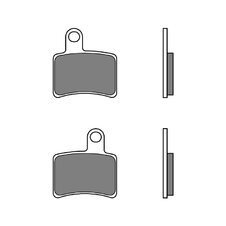 Brzdové obloženie BREMBO 07GR24CC CC ROAD