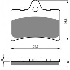 Brzdové obloženie GOLDFREN 066 S3