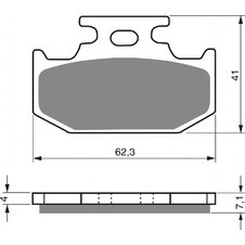 Brzdové obloženie GOLDFREN 317 S3