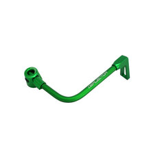 Lever guard ACCOSSATO with green hose and joint right, aluminium
