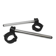 Adjustable clip-ons ACCOSSATO inclination from 6Â° to 10Â° without inner ring, silver