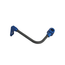 Lever guard ACCOSSATO with black hose and joint left, carbon