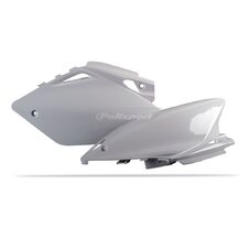 Bočné číslové tabuľky POLISPORT 8602600001 (pár) biela