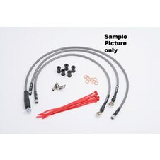 Hadica prednej brzdy sada Venhill Y01-1-063/P závod Priehľadné hadice, chrómové koncovky