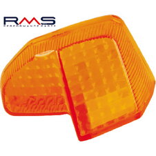 Sklo smerovky - ľavé zadné RMS 246470190 oranžová Homologácia