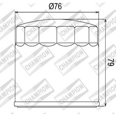 Olejový filter CHAMPION COF063 100609135