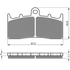 Brzdové obloženie GOLDFREN 194 S3