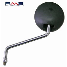 Zpätné zrkadlo RMS 122760570 ľavý čierna s chrómovanou nožičkou
