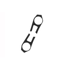 Ochranné nálepky na "okuliare" PUIG NAKED 7414U sivá