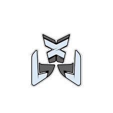 Tank pad PUIG SPECIFIC 9298C karbónový vzhľad s bočnou časťou