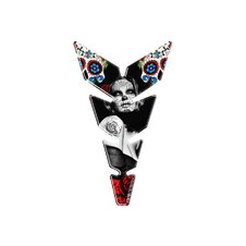 Tank pad PUIG MOON 9139P strieborná