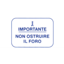 Štítok RMS 142721240 modrá