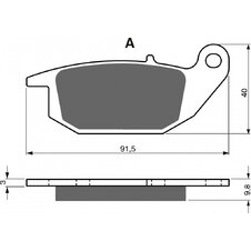 Brzdové obloženie GOLDFREN 221 S3