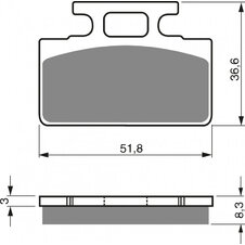 Brzdové obloženie GOLDFREN 161 AD
