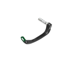 Lever guard ACCOSSATO with green eyelet and insert left, carbon