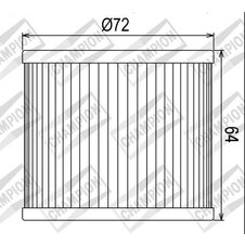 Olejový filter CHAMPION COF033 100609275