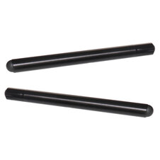 Clip-ons ACCOSSATO aluminium, 250mm with caps, Black