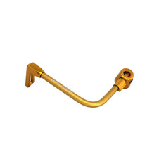 Lever guard ACCOSSATO with gold hose and joint left, aluminium