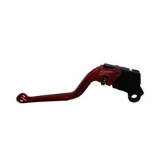 Spojková páčka ACCOSSATO fixed CNC-worked aluminium, red