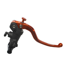 Radial brake master cylinder ACCOSSATO 19 x 18 with fixed lever,orange
