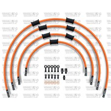 ŠTANDART -predok -sada Venhill POWERHOSEPLUS SUZ-5004FB-OR (4 hadice v sade) oranžové hadice, čierne koncovky