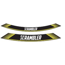 Linka na ráfik PUIG SCRAMBLER 9134G žltá linky na ráfik - sada 8ks