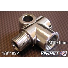 Konektor typ L Venhill POWERHOSEPLUS 776/2 samica M 10X1 90 DEG - 1/8 BSP