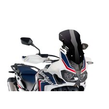 Plexi štít PUIG RACING WITH SUPPORT + PROTECTION 9155N čierna