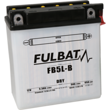 Konvenčný akumulátor ( s kyselinou) FULBAT FB5L-B  (YB5L-B) Vrátane balenia kyseliny