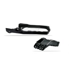 Sada vodítko reťazi/lízatko reťazi POLISPORT 90598 čierna