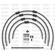 ŠTANDART -predok -sada Venhill POWERHOSEPLUS SUZ-6005FB-BK (5 hadíc v sade) čierna hadica,čierne koncovky